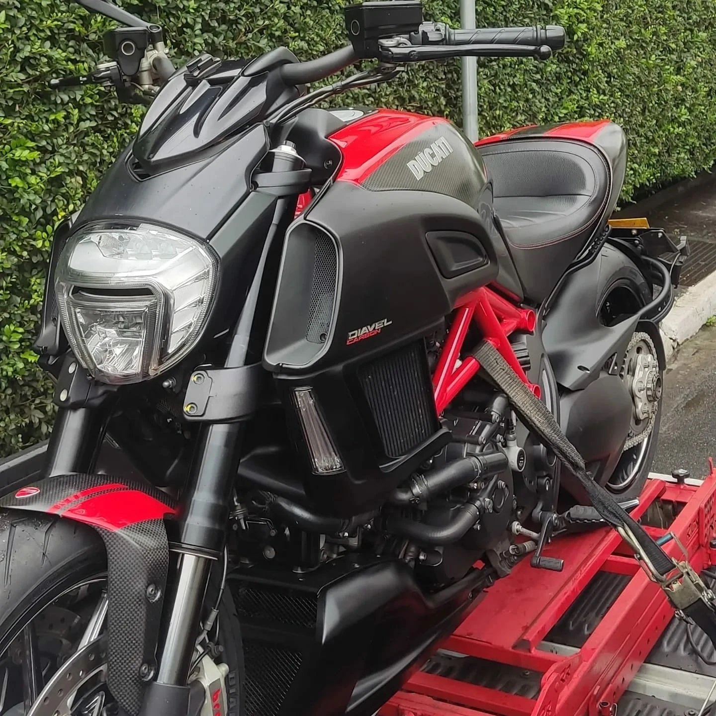 Transporte especializado de motocicleta